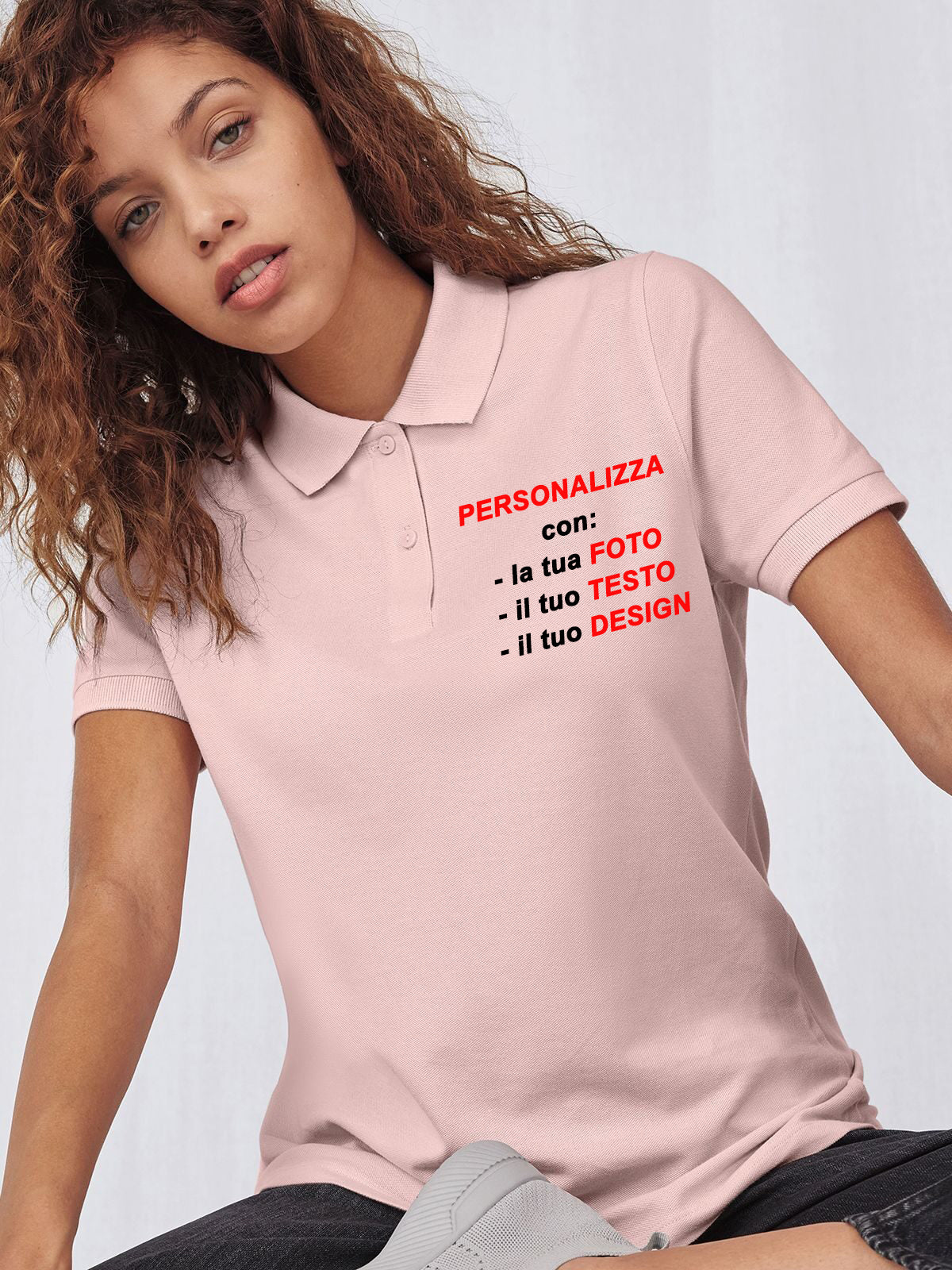 Polo Donna Personalizzabile