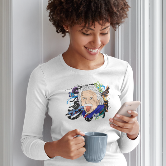 T-shirt Maglietta La Linguaccia di Eistein