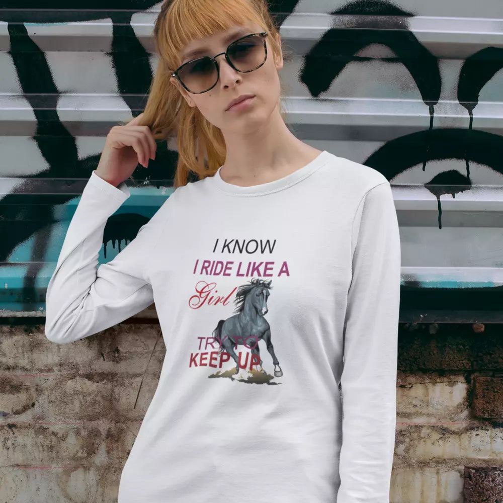 T-shirt Maglietta Cavallo a Galoppo