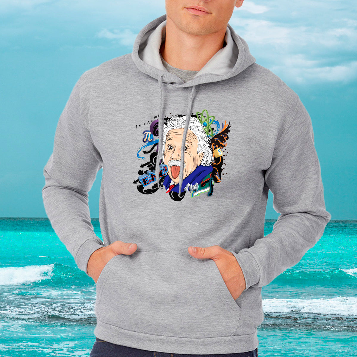 Felpa Linguaccia di Einstein