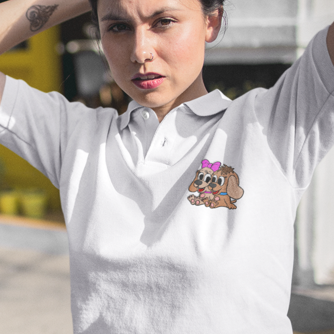 Polo per donna Luna e Sole