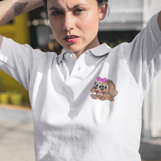 Polo per donna Luna e Sole