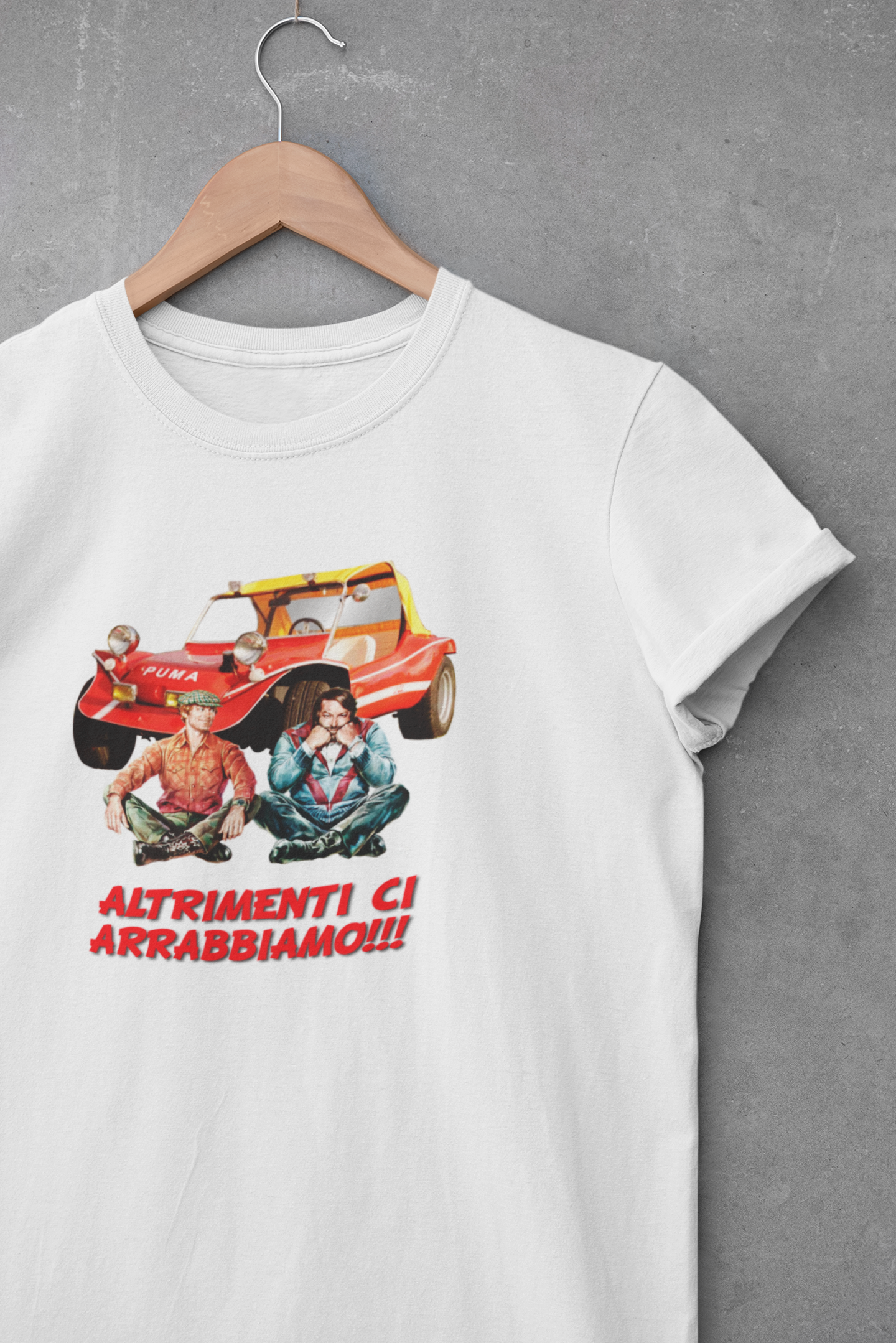T-shirt Maglietta Bud Spencer Terence Hill Altrimenti ci Arrabbiamo