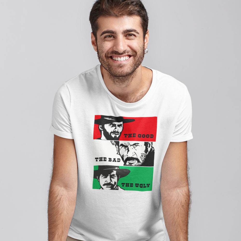 T-shirt Maglietta "Il Buono, Il Brutto, Il Cattivo"