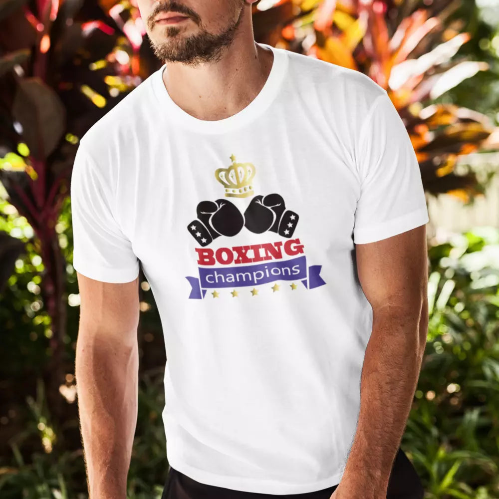 T-shirt Maglietta Boxing Champion