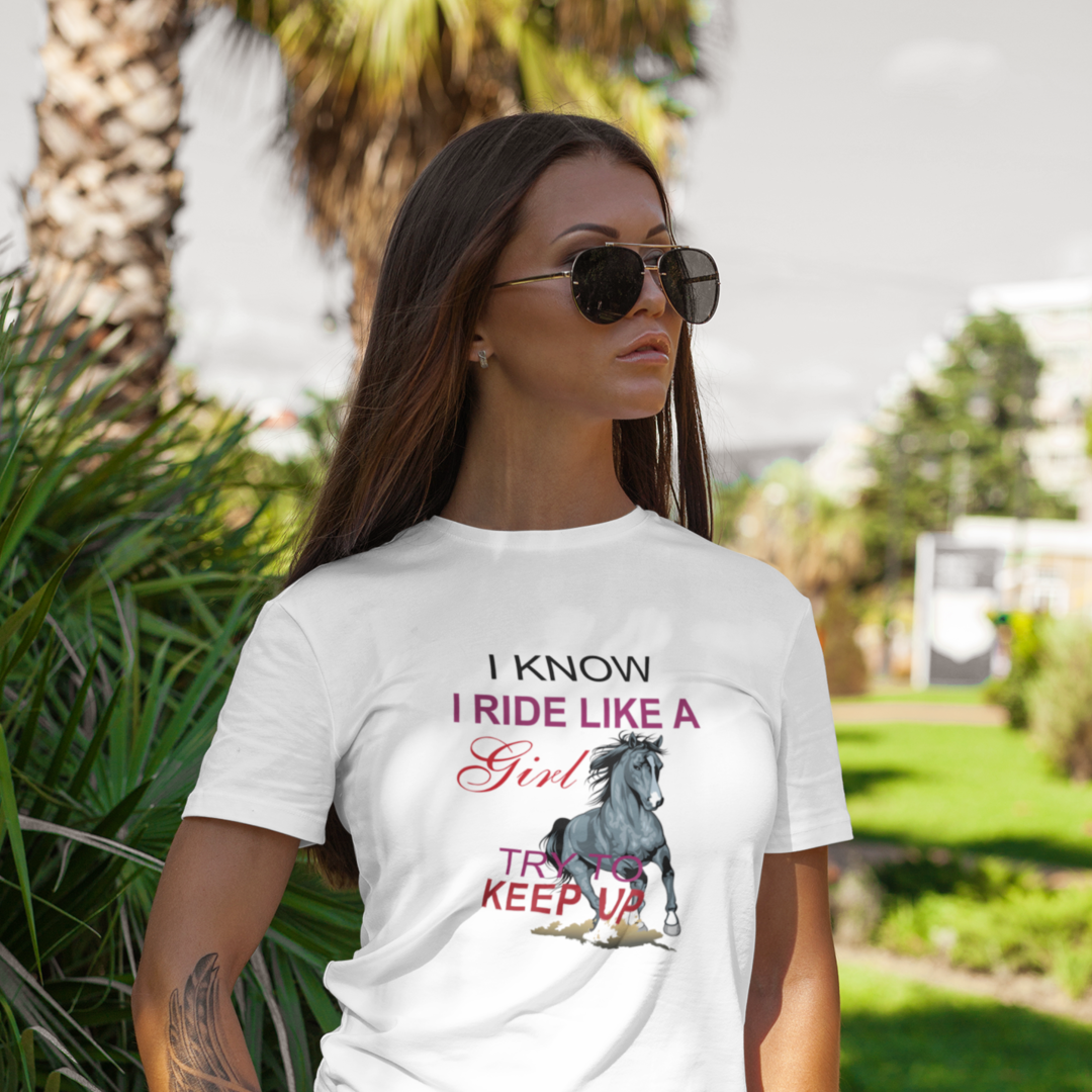 T-shirt Maglietta Cavallo a Galoppo