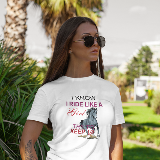 T-shirt Maglietta Cavallo a Galoppo