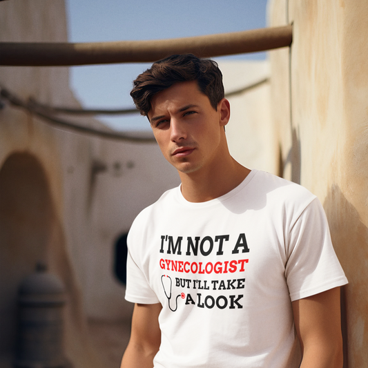 T-shirt Maglietta I'm not a Gynecolist